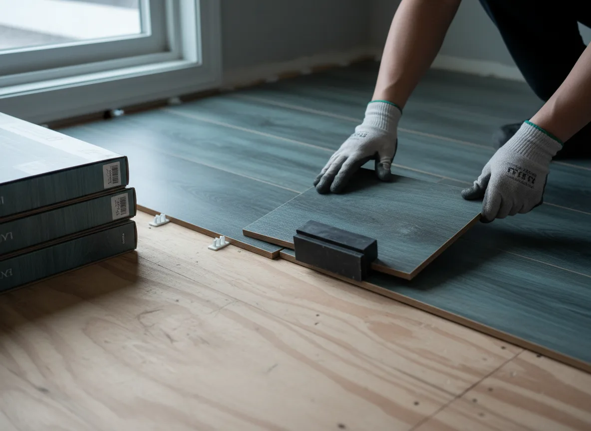 Luxury Vinyl Plank Installation company in Hepler, KS